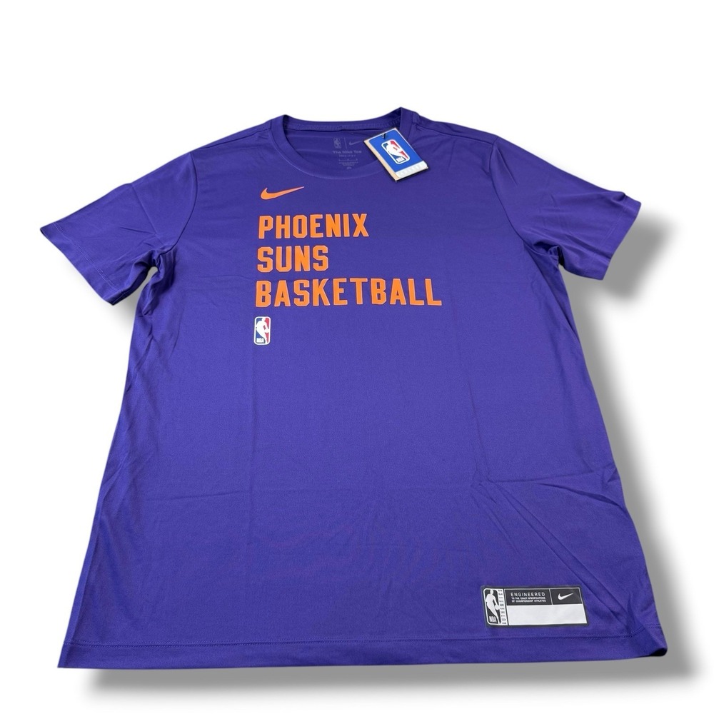 NWT Nike Engineered NBA Phoenix Suns Sideline Legend Dri-Fit Practice Tee Mens L